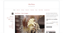 Desktop Screenshot of miapizzaastoria.com